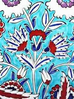 Global Gift Iznik Pottery Plate 25cm - Çini Evi (1)