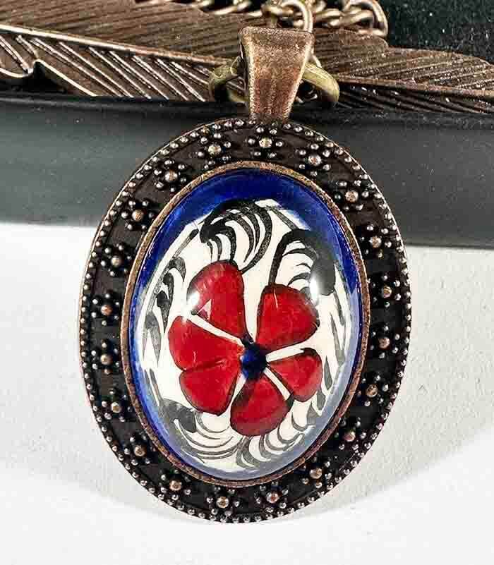 Gänseblümchen-Touch: Iznik Keramik-Lesezeichen - 1