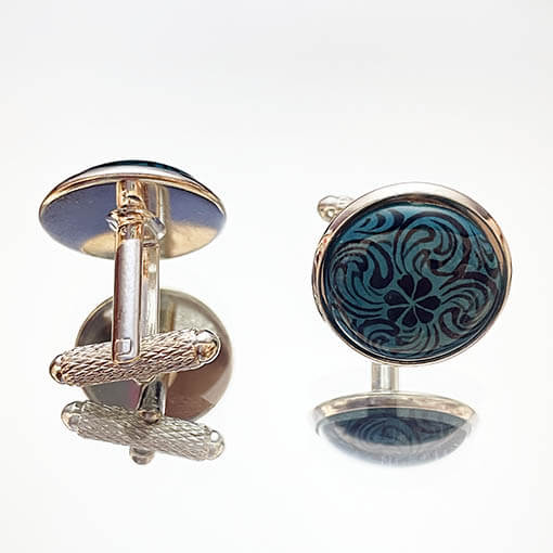 Golden Horn and Daisy Cufflinks - 1