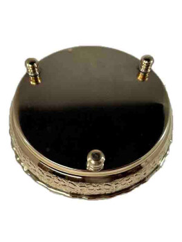 Goldfarbene Zuckerdose mit „Allah“-Schriftzug – Vereinigung von Spiritualität und osmanischer Ästhetik - 3