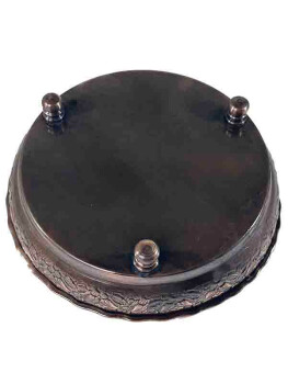 Goldfarbene Zuckerdose mit geometrischem Muster – Symbolischer Neujahrsgruß im İznik-Stil - 3