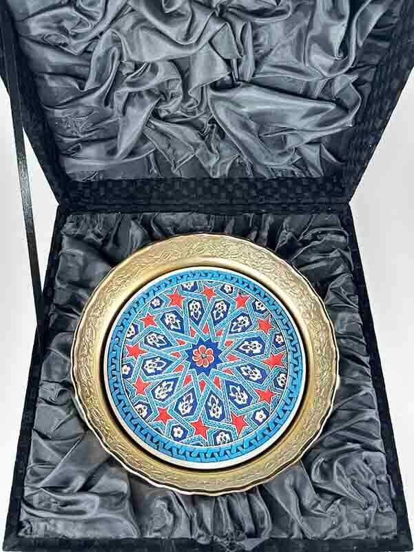 Goldfarbene Zuckerdose mit Selçuk-Stern – Ein bedeutungsvolles Geschenk für Glückwünsche - 2