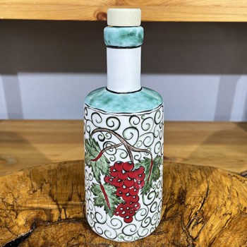 Grape Pattern Oil Cruet - Çini Evi