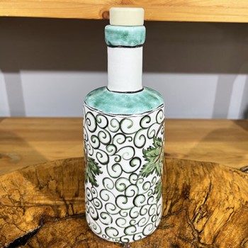 Grape Pattern Oil Cruet - Çini Evi (1)