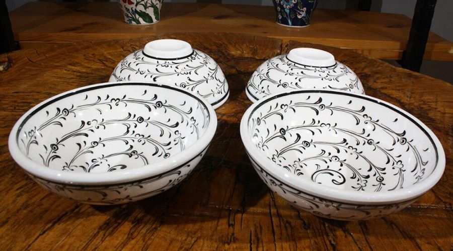 Halic Pattern 4-Piece Bowl Set - 2
