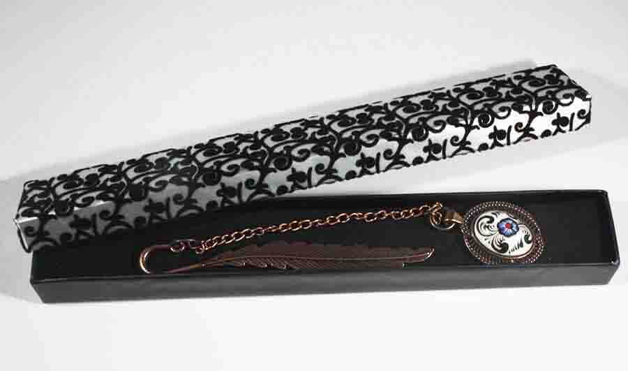 Halic Pattern Iznik Ceramic Bookmark - 2