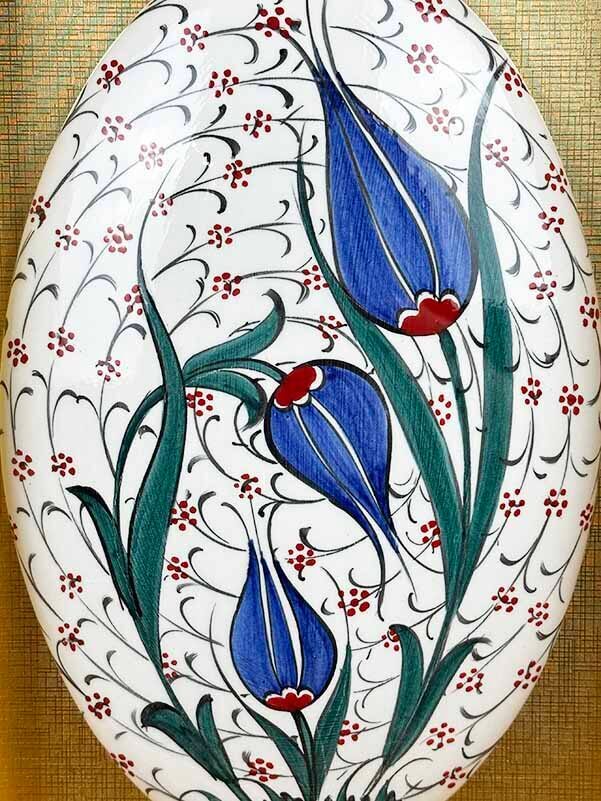 Haliç ve Mavi Laleler İznik Çinili Duvar Süsü – VIP Hediye Serisi - 2