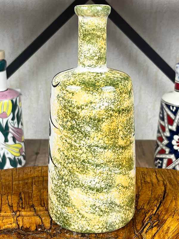 Handmade Olive Pattern Olive Oil and Sauce Serving Bottle 550 ml - 2