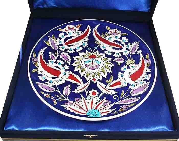 Hatayi Motif Iznik Ceramic Plate - 3
