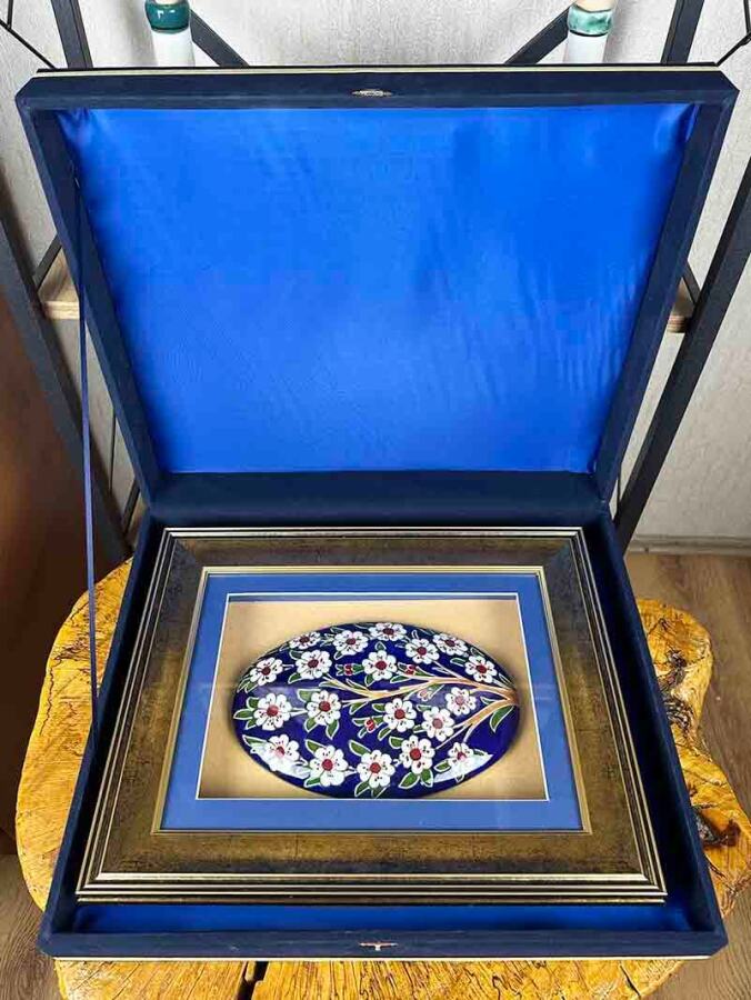 Hayat Ağacı Motifli İznik Çinili Duvar Süsü – Kurumsal Hediye Seçeneği - 3