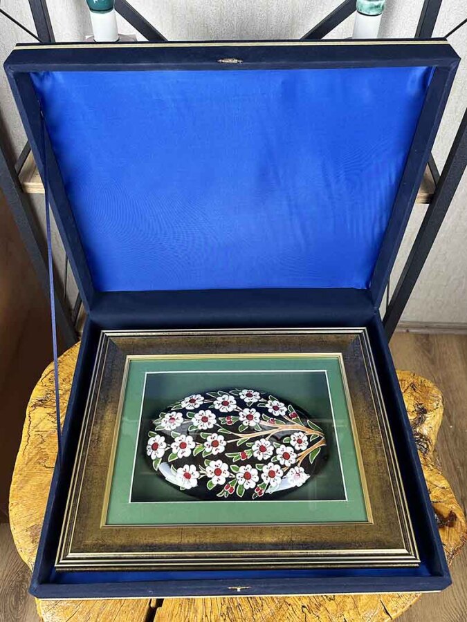 Hayat Ağacı Motifli İznik Çinili Duvar Süsü – Yeni Ev Hediyesi - 3