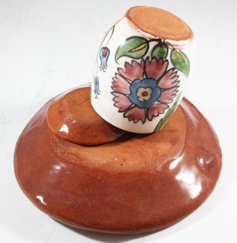 Herbal pattern soil coffee cup - 3