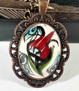 Histoires de Tulipes en Céramique d’Iznik – Marque-page artisanal - Çini Evi