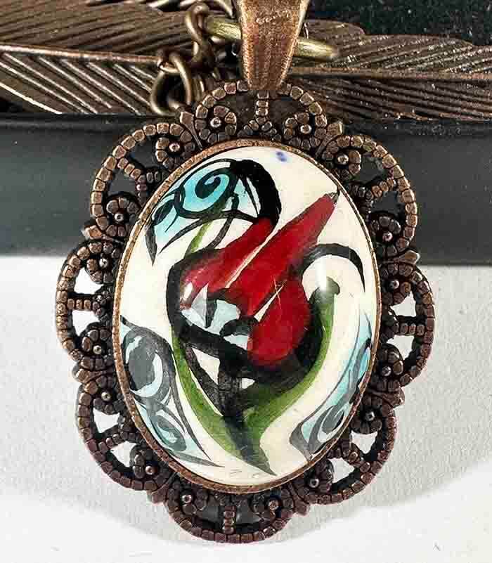 Histoires de Tulipes en Céramique d’Iznik – Marque-page artisanal - 1