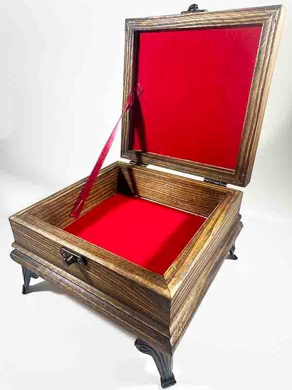 Holzbox mit Pferdemotiv – Symbol für Stärke und Treue - 2