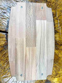 Holztablett mit türkisfarbenem Hintergrund und Selçuk-Stern – Geometrische Symbolkraft im Iznik-Stil - 3