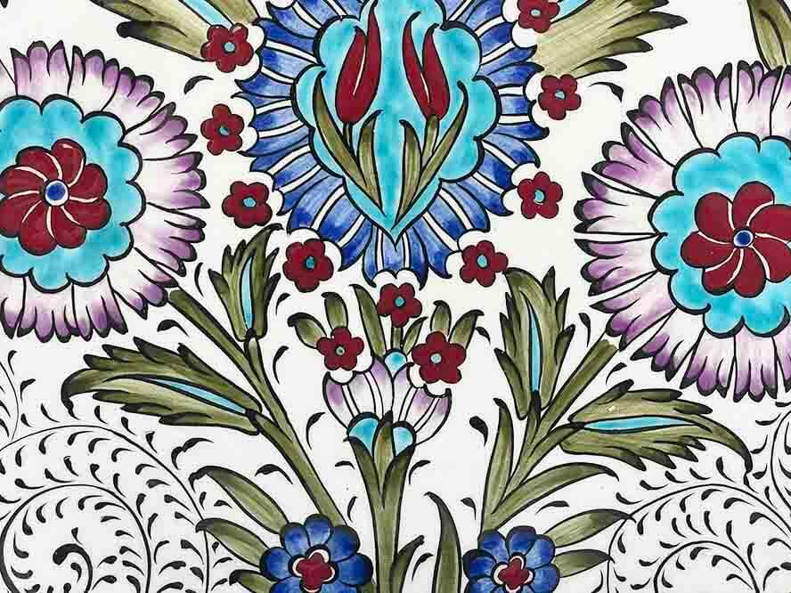 Home Gift Iznik Pottery Plate VIP - 3