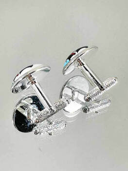 Iznik Ceramic Cufflinks Gift for Sailor - 2