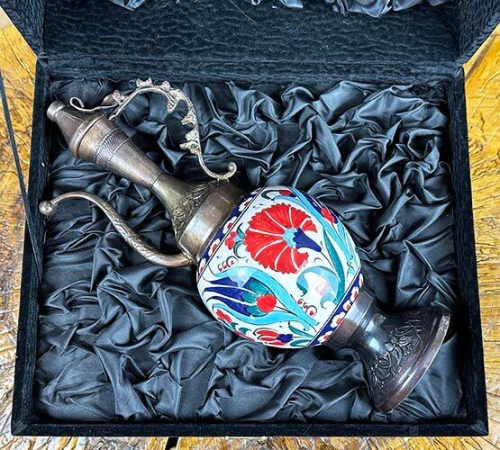 Iznik Ceramic Ewer Set 30 cm - 3