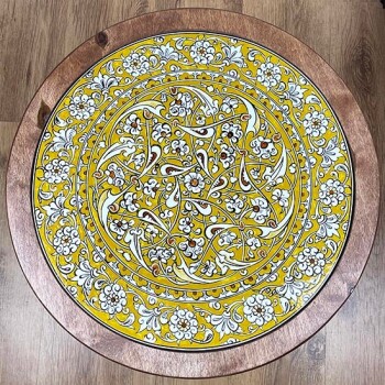 Iznik Ceramic Side Table Housewarming Gift - Çini Evi (1)