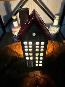 Iznik Grünes Haus – Handgemachter Kerzenhalter aus Iznik-Keramik - 3