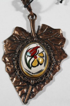 Iznik-Keramik-Anhänger mit Frühlingsmotiv - 1