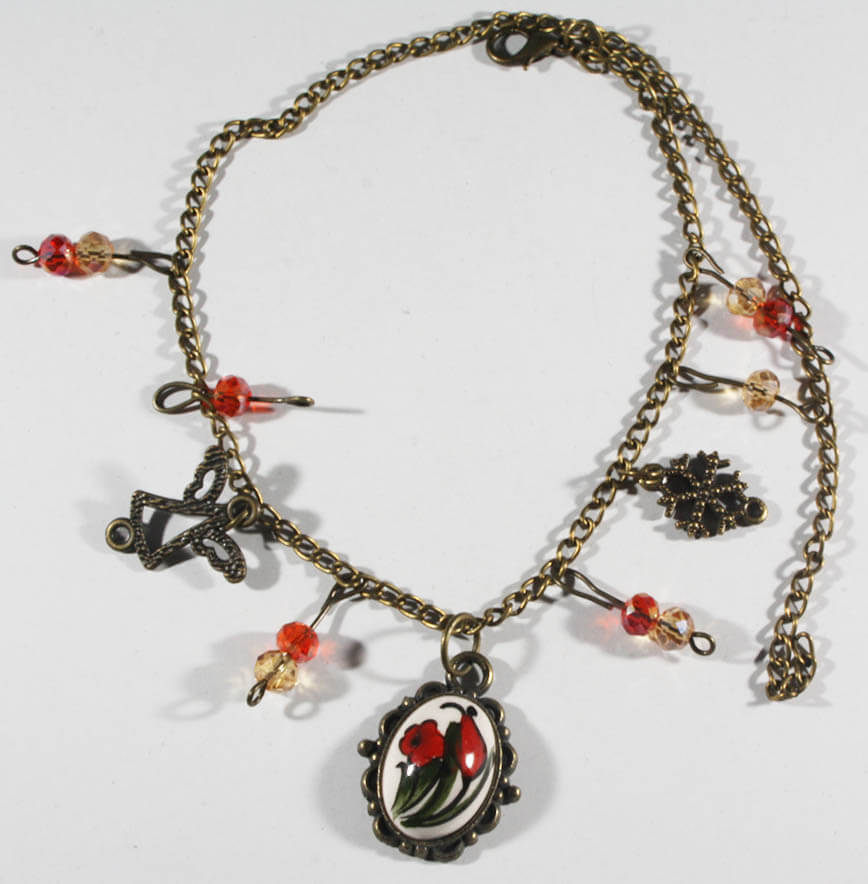 Iznik-Keramik-Fußkettchen als Geschenk für Damen - 1