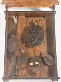 İznik Keramik Schmuckset mit Çintemani-Motiv – Symbol für Macht, Intelligenz und künstlerisches Erbe - 3