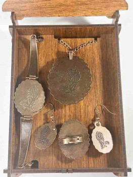 İznik Keramik Schmuckset mit Kalyon-Motiv – Symbol für Macht, Reichtum und Entdeckung - 3