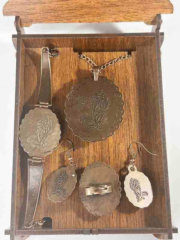 İznik Keramik Schmuckset mit Kalyon-Motiv – Symbol für Macht, Reichtum und Entdeckung - 3