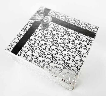 İznik-Keramik Taschenspiegel mit roter Tulpe und Haliç-Muster - 4