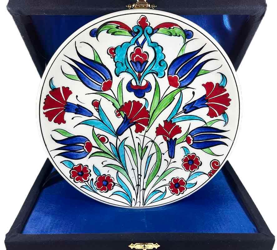 Iznik-Keramikteller als Geschenk fürs Ausland 18 cm - 1