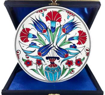 Iznik-Keramikteller als Lehrergeschenk 18 cm - Çini Evi