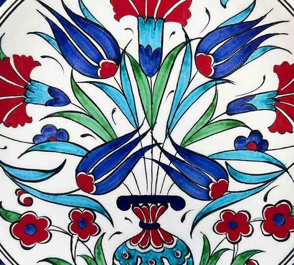 Iznik-Keramikteller als Lehrergeschenk 18 cm - 2