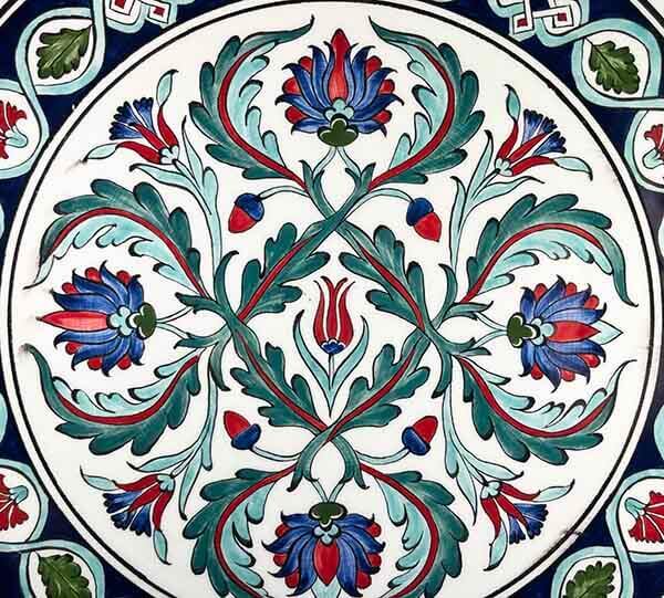 Iznik-Keramikteller | Geschäftsgeschenk Deutschland–Türkiye 30 cm - 2