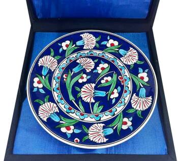 Iznik-Keramikteller mit osmanischem Nelkengarten-Motiv 18 cm - 2