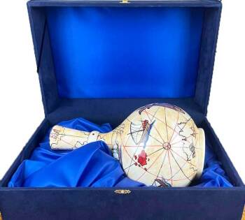 Iznik-Keramikvase mit Piri-Reis-Karte 30 cm - 6