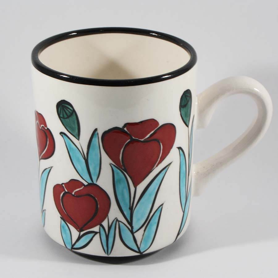 Iznik Pottery Mug and Penholder - 1