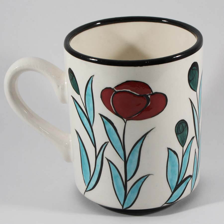 Iznik Pottery Mug and Penholder - 2