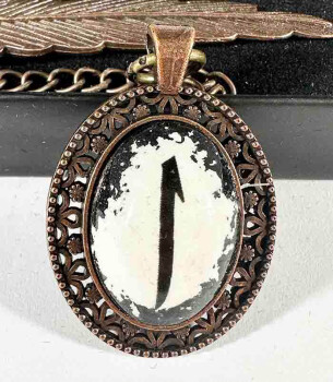 Iznik Tile Bookmark with Elif Motif - Çini Evi