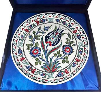 Iznik Tile Plate | England–Türkiye Business Gift 30 cm - 6
