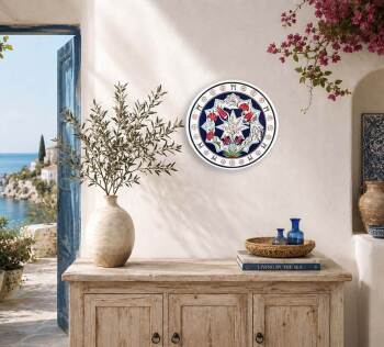 Iznik Tile Plate | Japan–Türkiye Business Gift 30 cm - 3