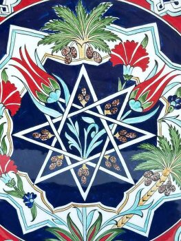 Iznik Tile Plate | UAE–Türkiye Business Gift 30 cm - 5
