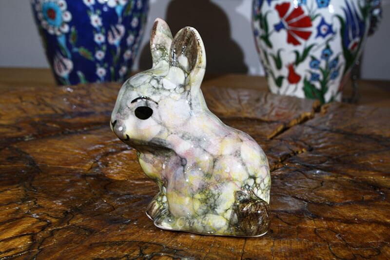 Hase als handgefertigtes Iznik-Keramik-Biblo - 2
