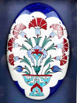 Karanfil Bahçesi Paspartulu Vip Hediye - Çini Evi (1)