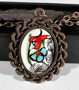 Keramiktraum Lesezeichen mit Tulpenmotiv - Çini Evi