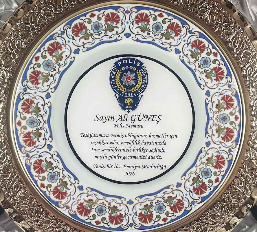 Kişiye Özel Gümüş Tabak - 3