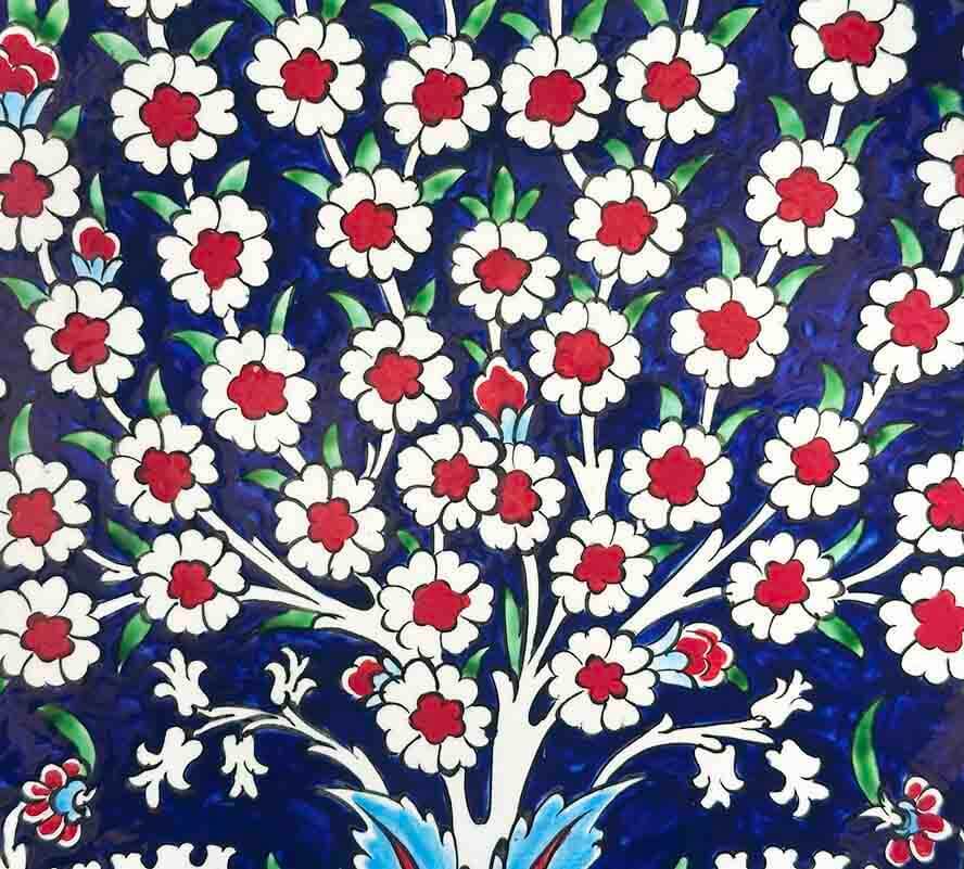 Kurumsal Hediye – Bereket Ağacı İznik Çini Tabak - 3