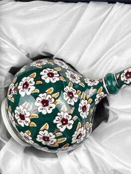 Kurumsal Hediye Hayat Ağacı Motifli Vazo Tabak Set - Çini Evi (1)