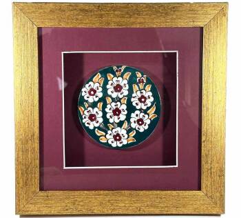 Kurumsal Hediye Hayat Ağacı Motifli Plaket - Çini Evi